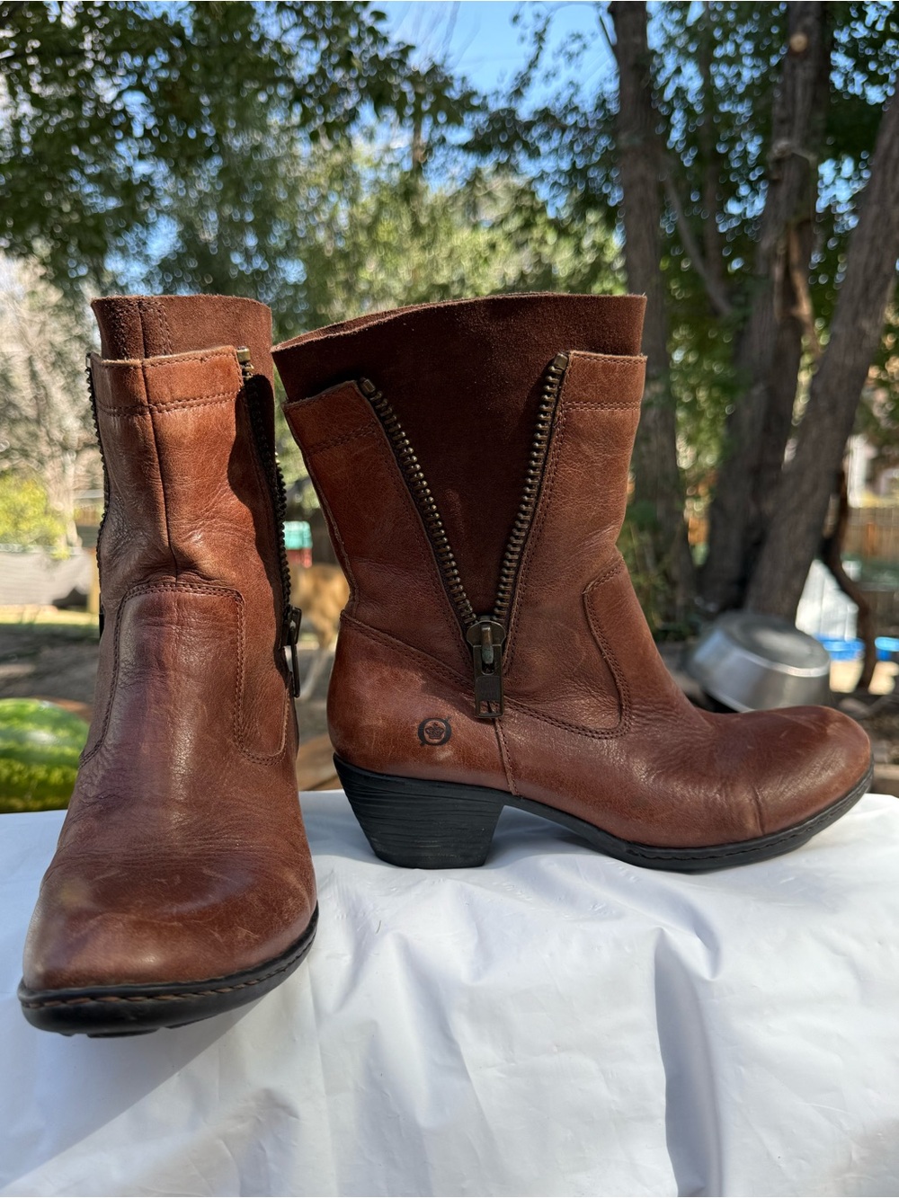 Børn Mila Leather Ankle Boots - Picture 11 of 11